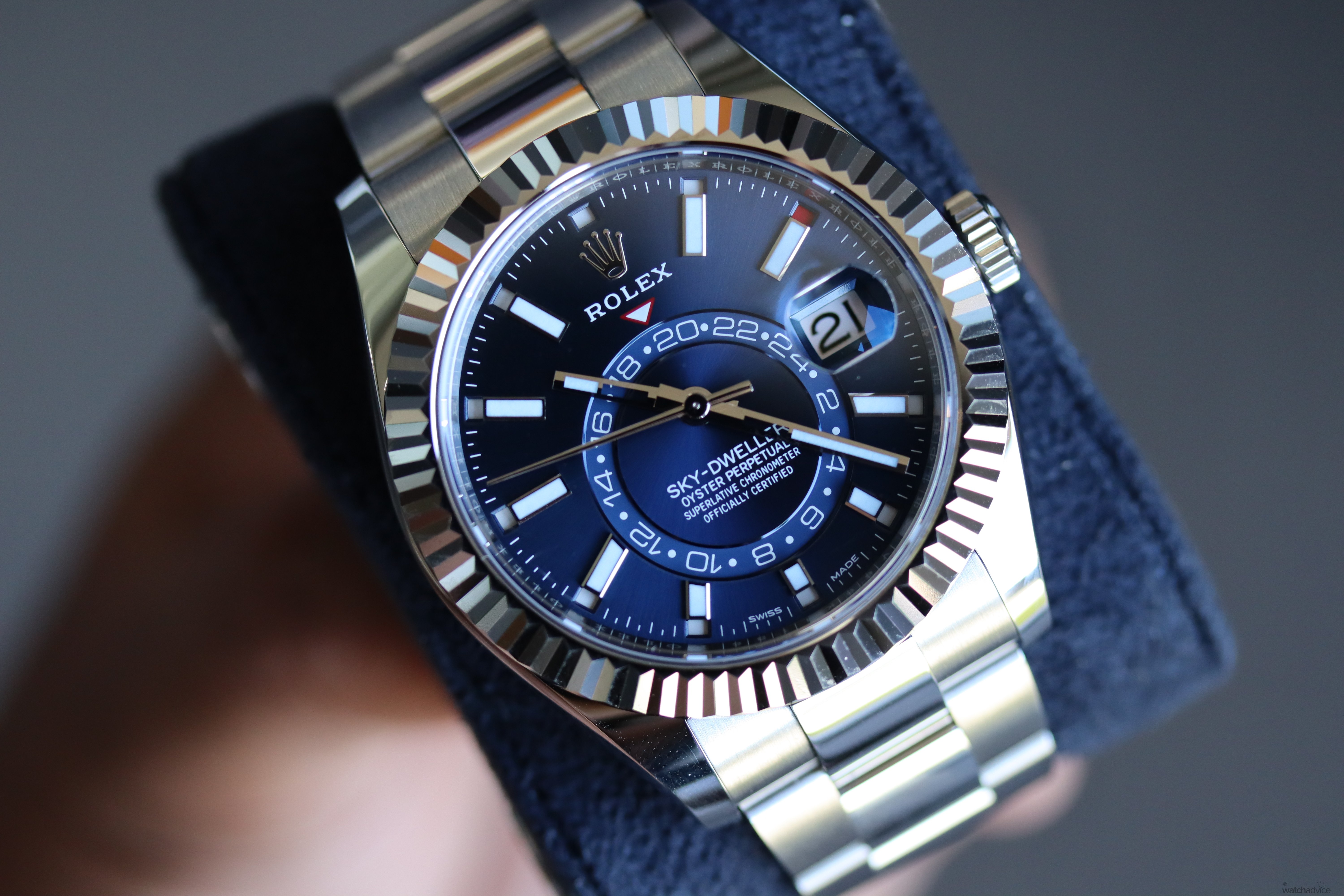 rolex dweller blue