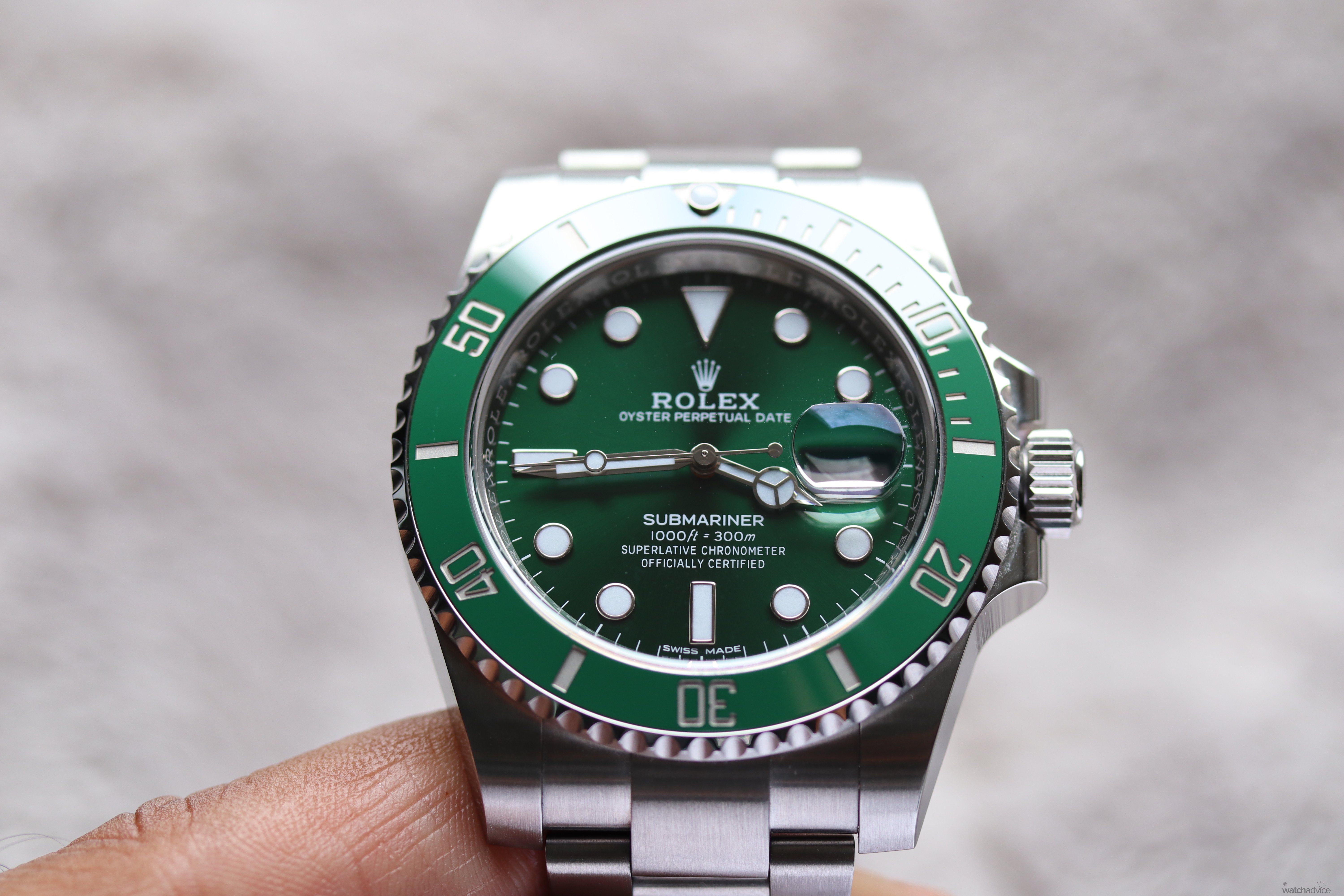 Rolex on sale hulk availability
