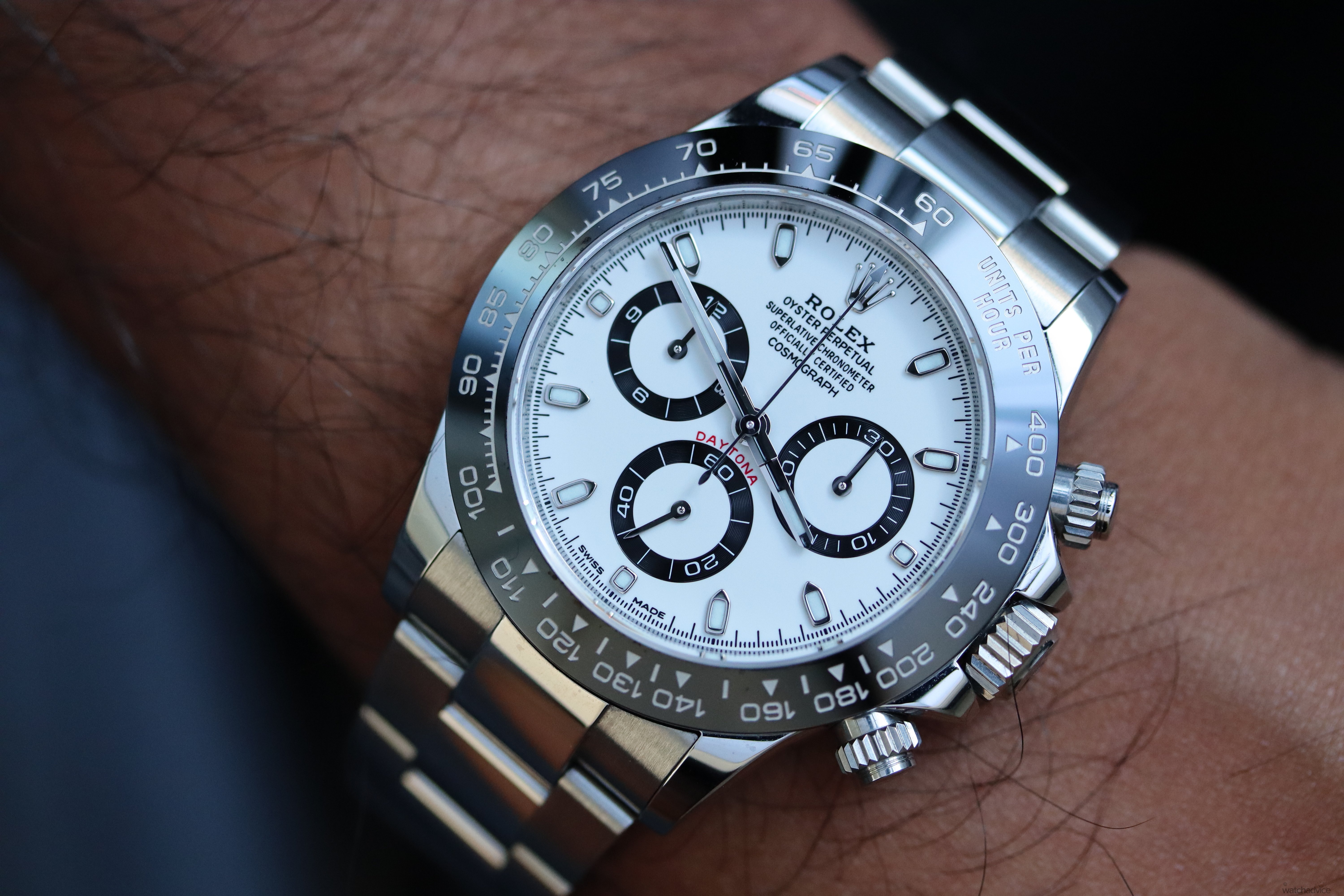 rolex daytona dial functions