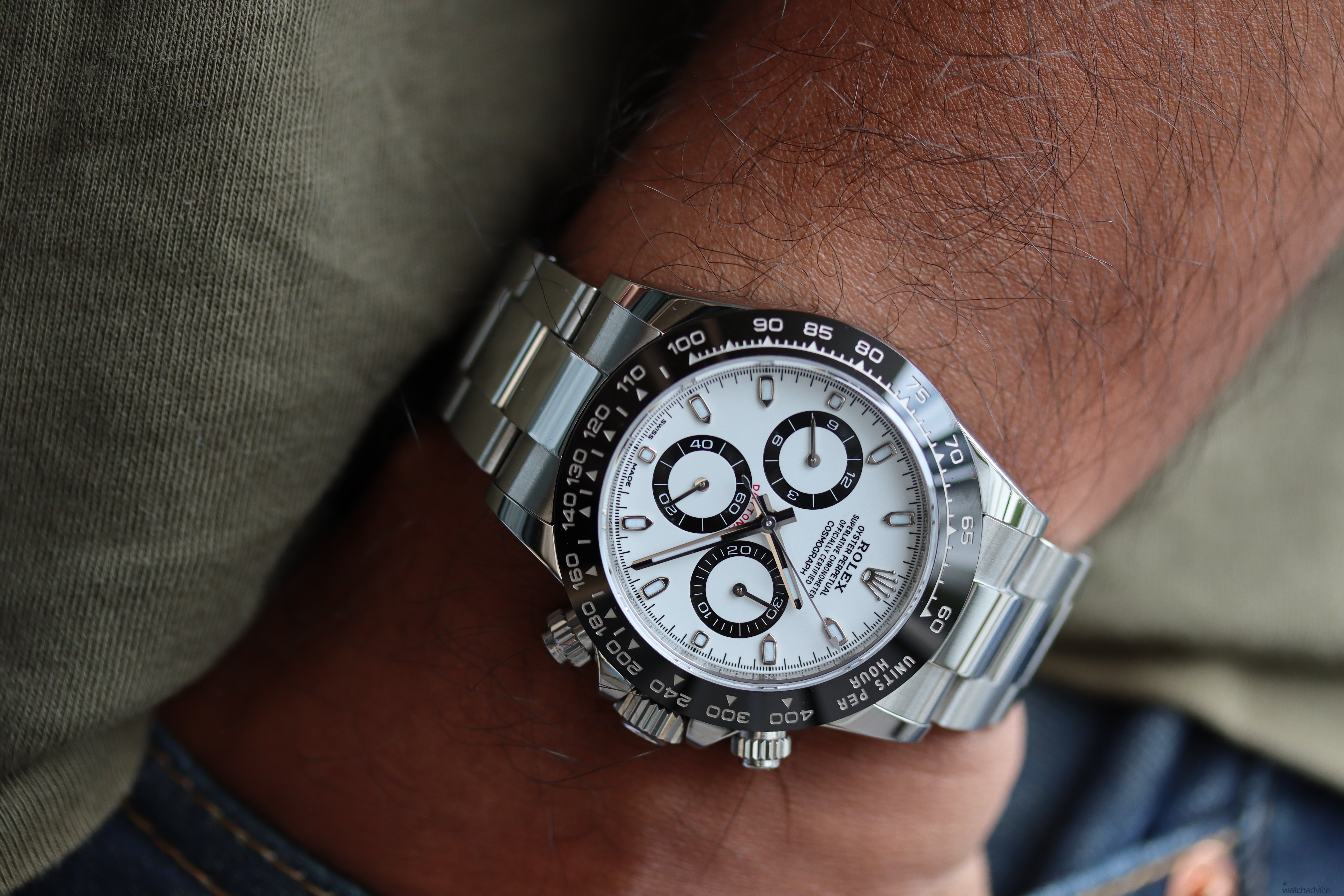 rolex daytona wrist