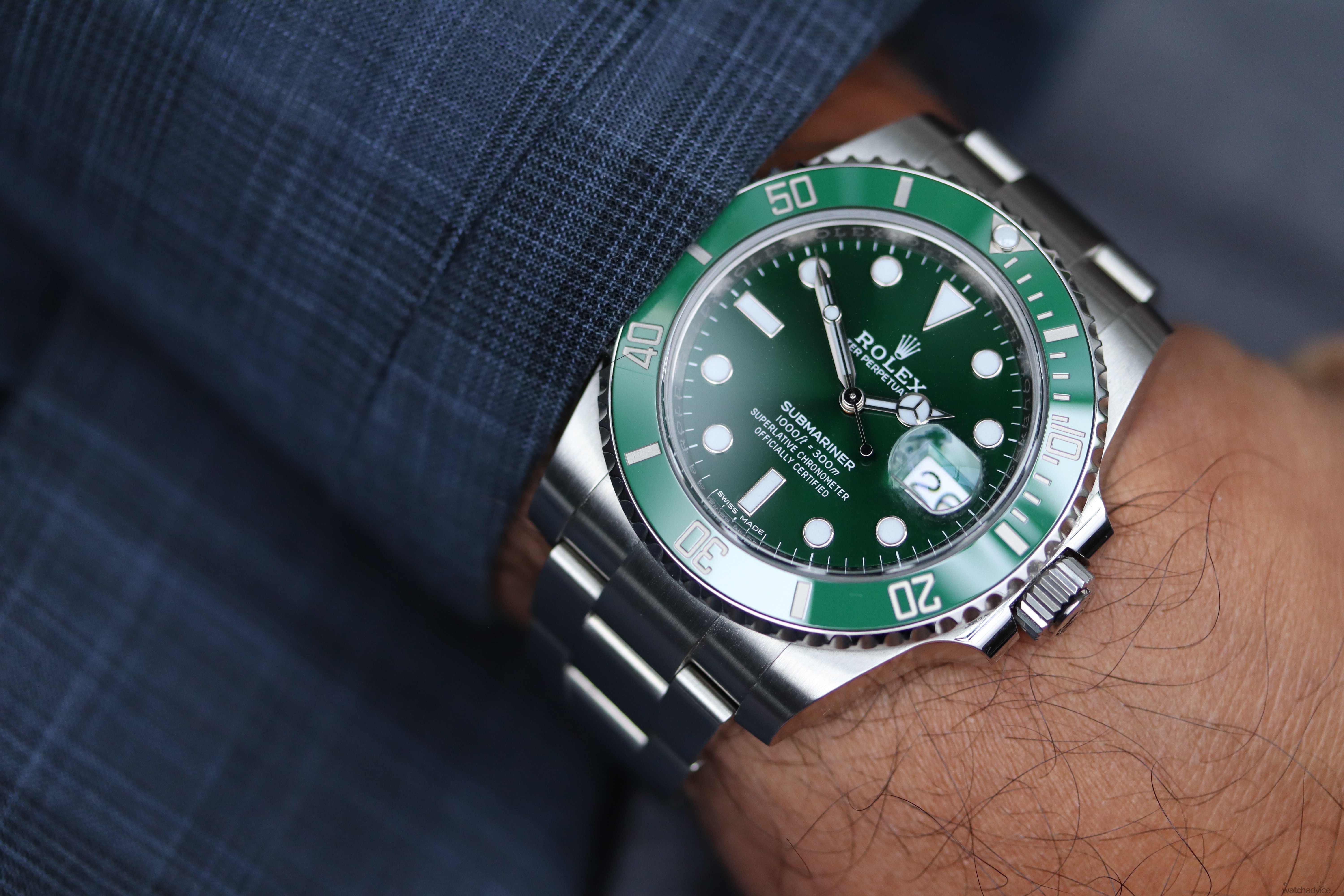 rolex hulk with suit