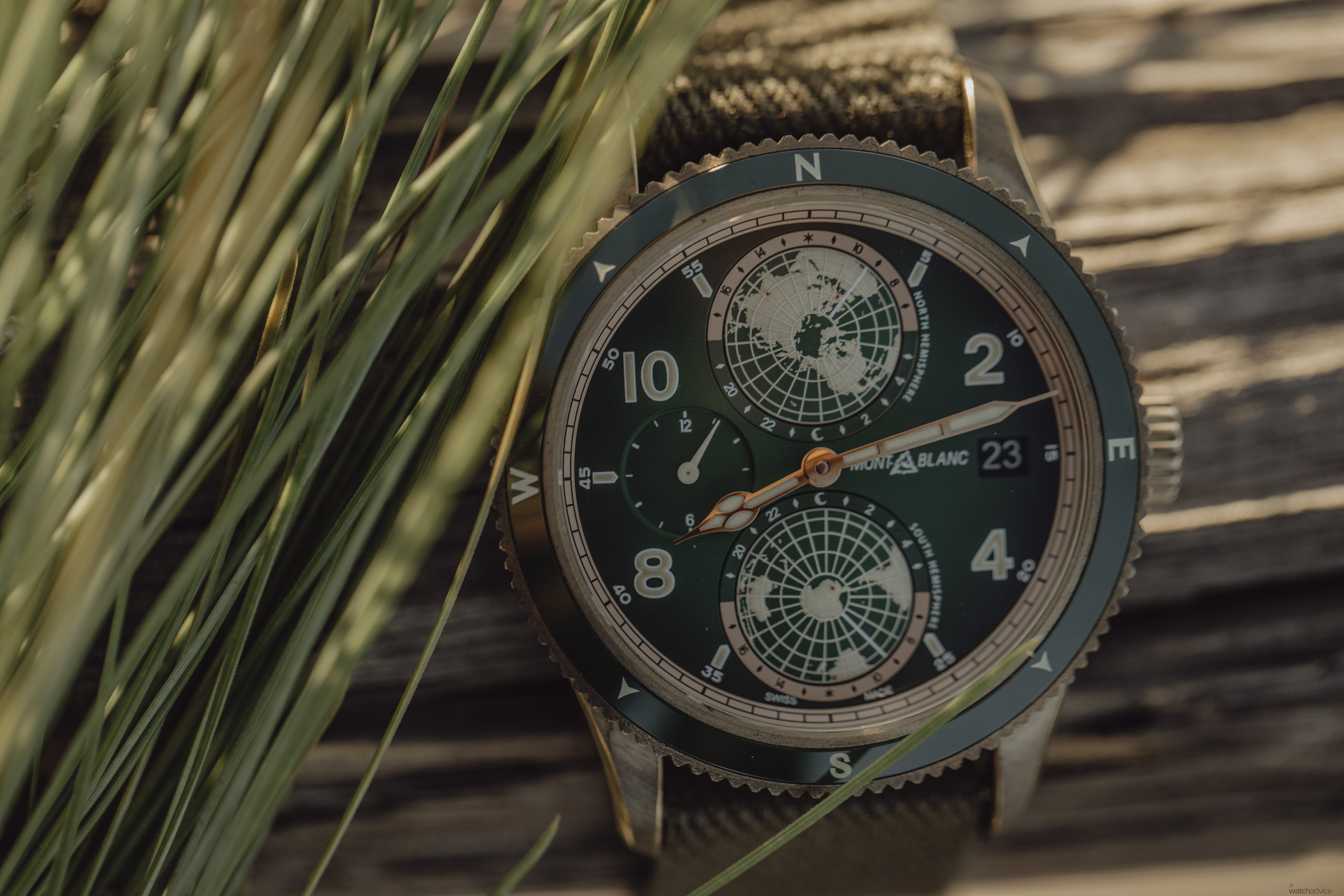 montblanc 1858 geosphere green
