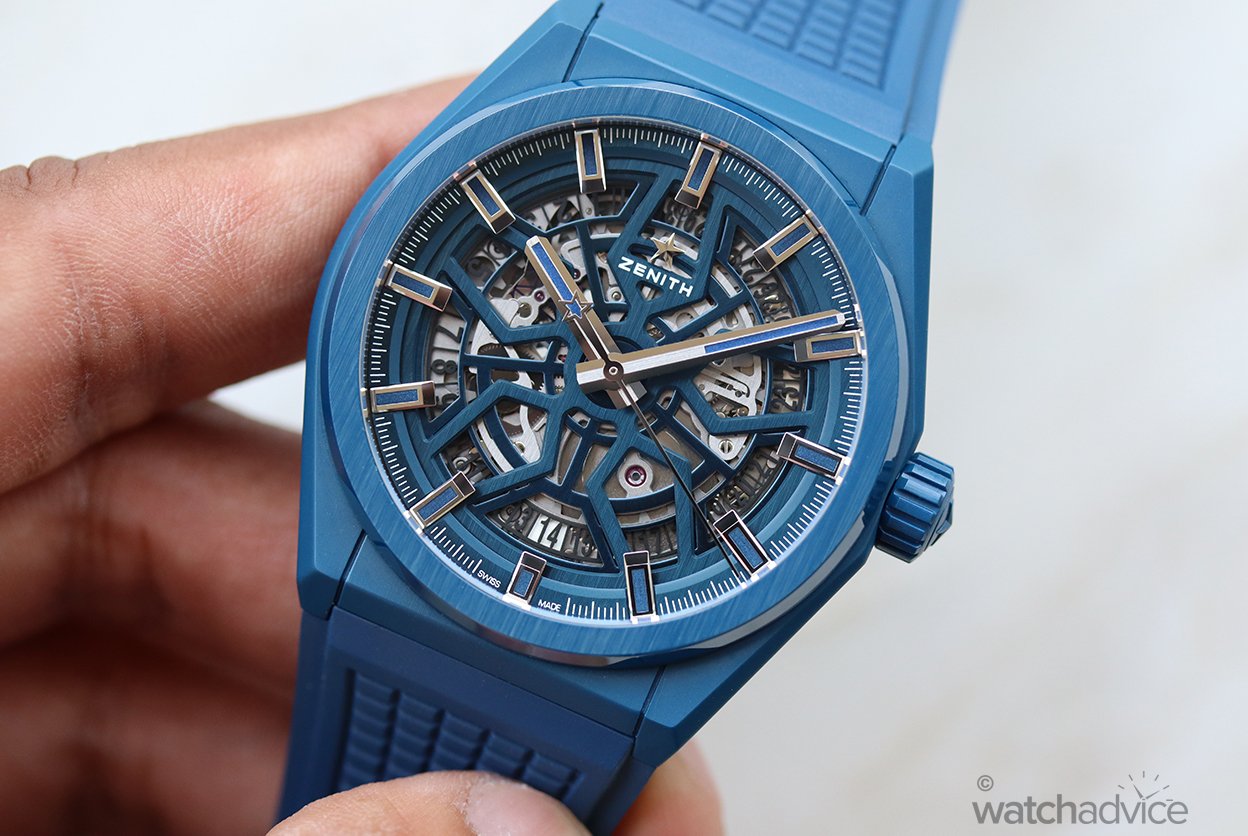 Zenith Defy Classic Titanium Blue Skeleton 