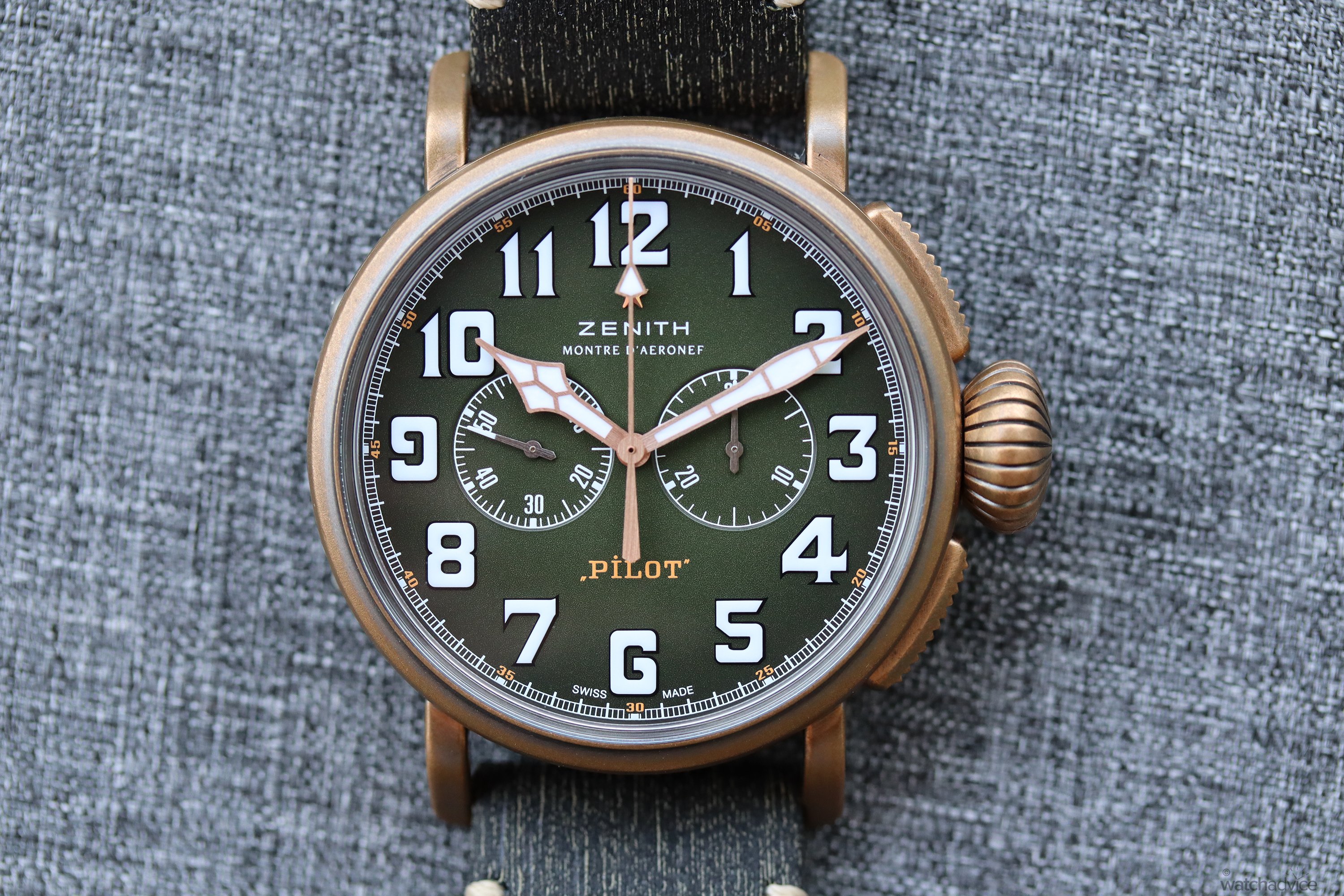 römisch süßer Geschmack Mechanik zenith pilot type 20 chronograph ton ...