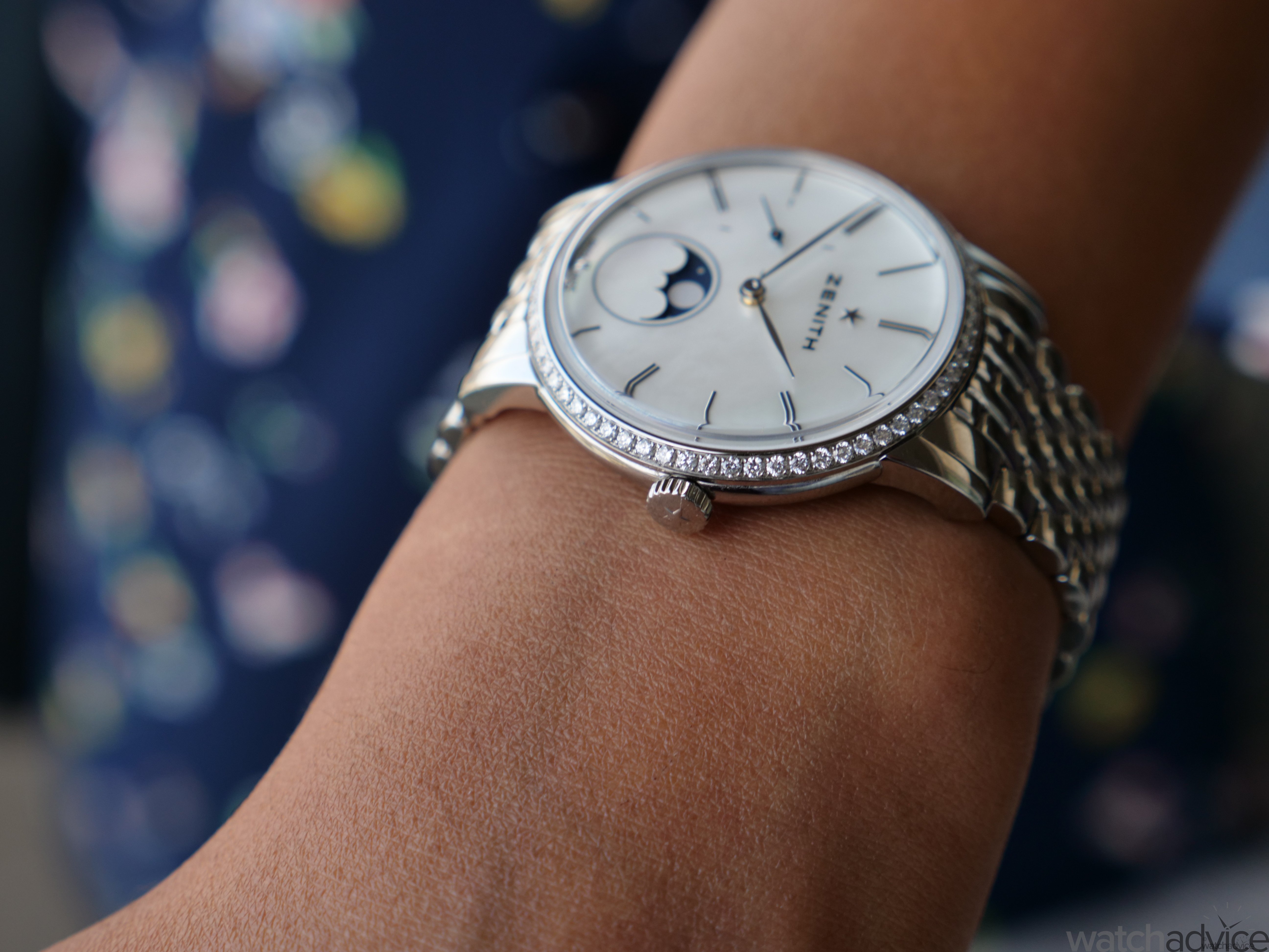 Zenith elite ultra thin lady moonphase top