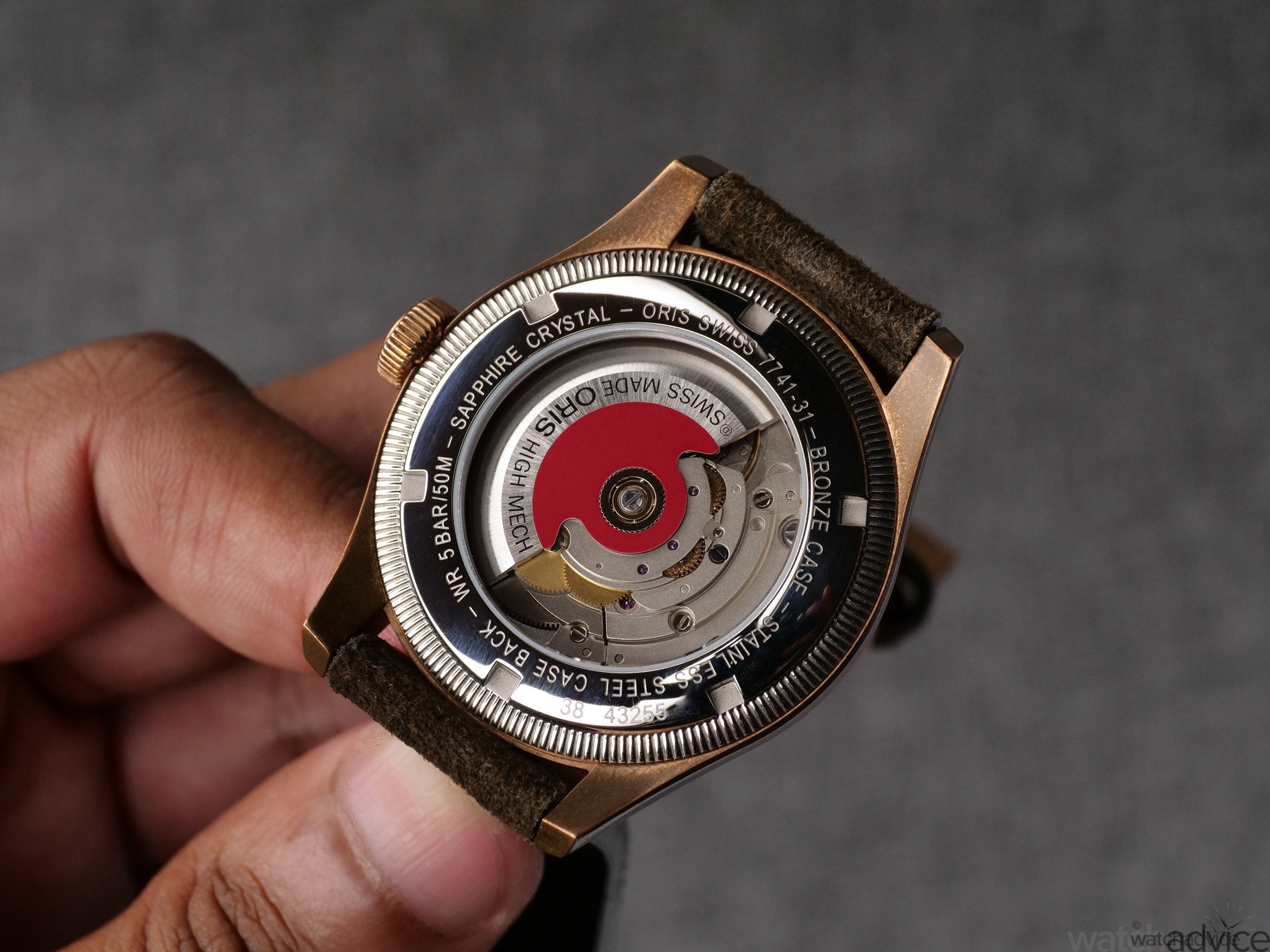 Oris 754 top movement