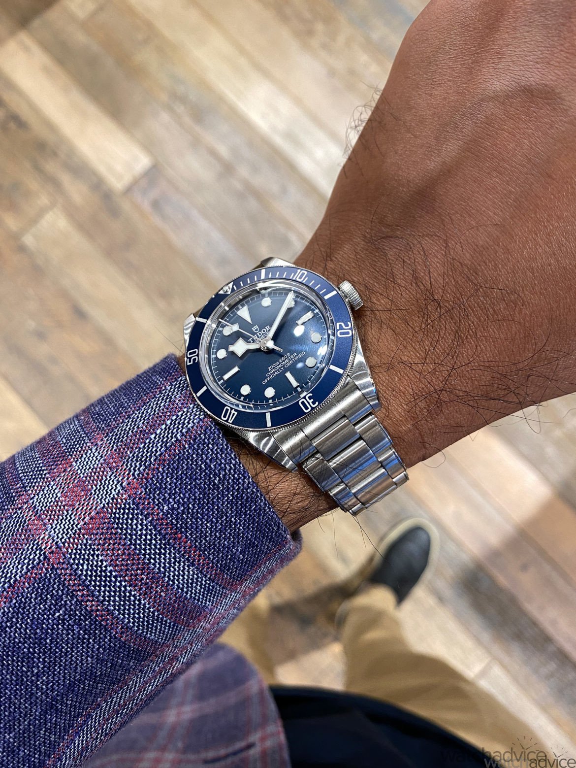 tudor black bay 58 6.5 inch wrist