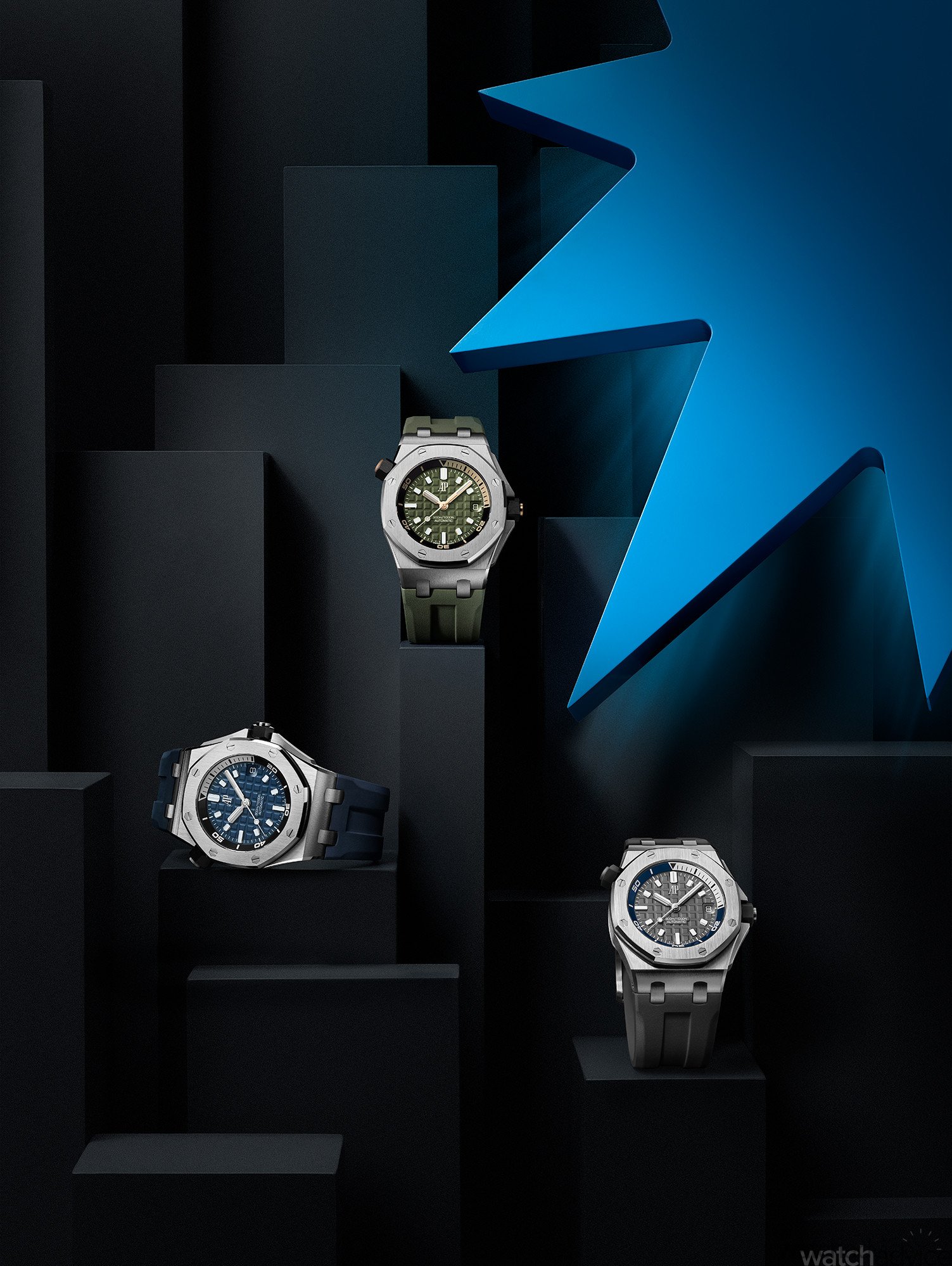 Audemars piguet royal oak offshore diver blue sale