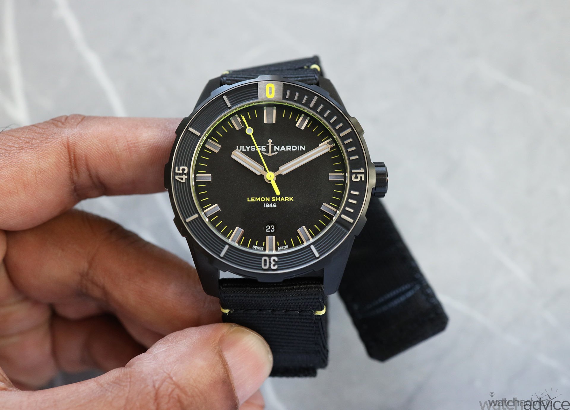 Ulysse Nardin Diver Lemon Shark Handson Review Watch Advice