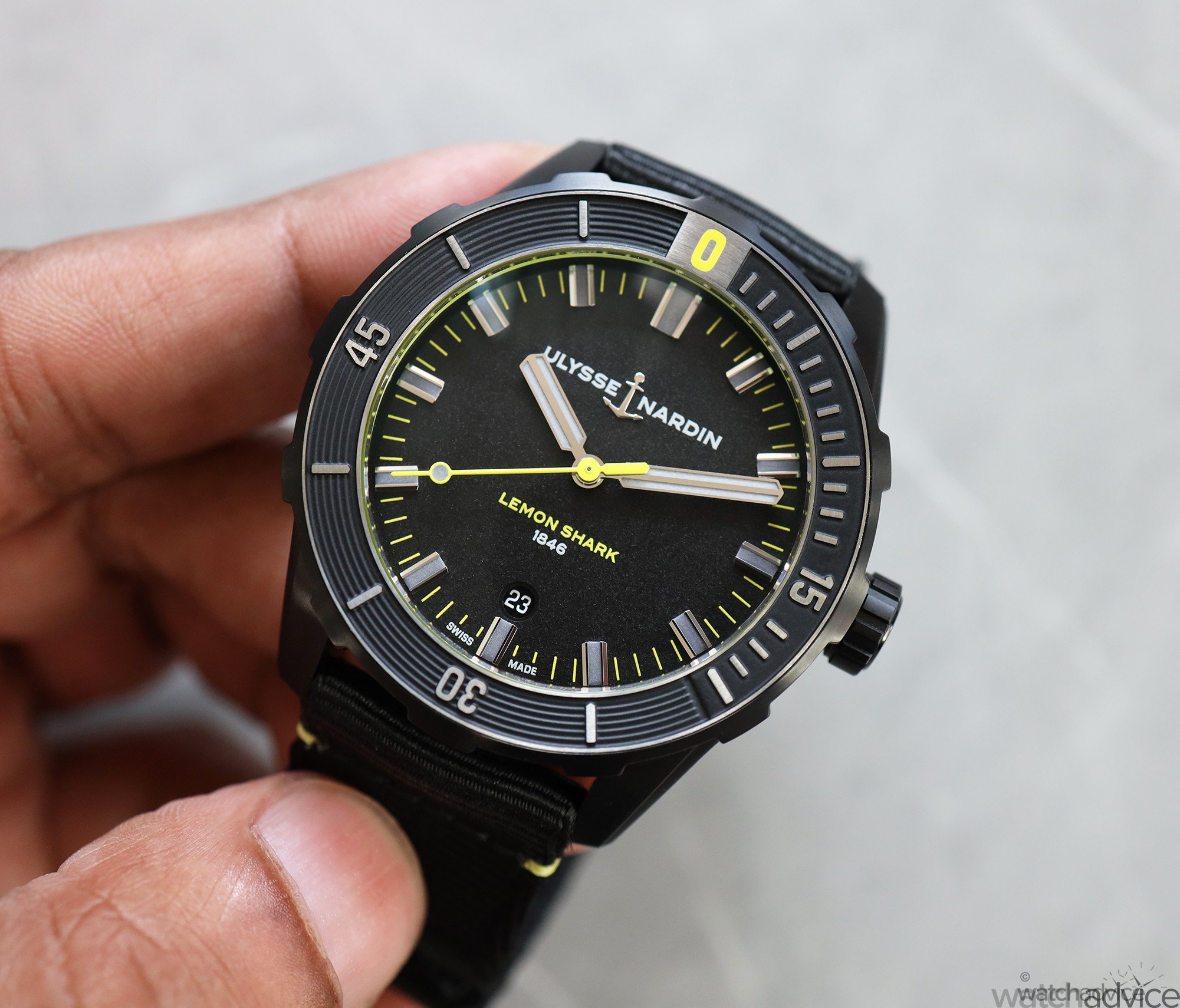 Ulysse Nardin Diver Lemon Shark Handson Review Watch Advice