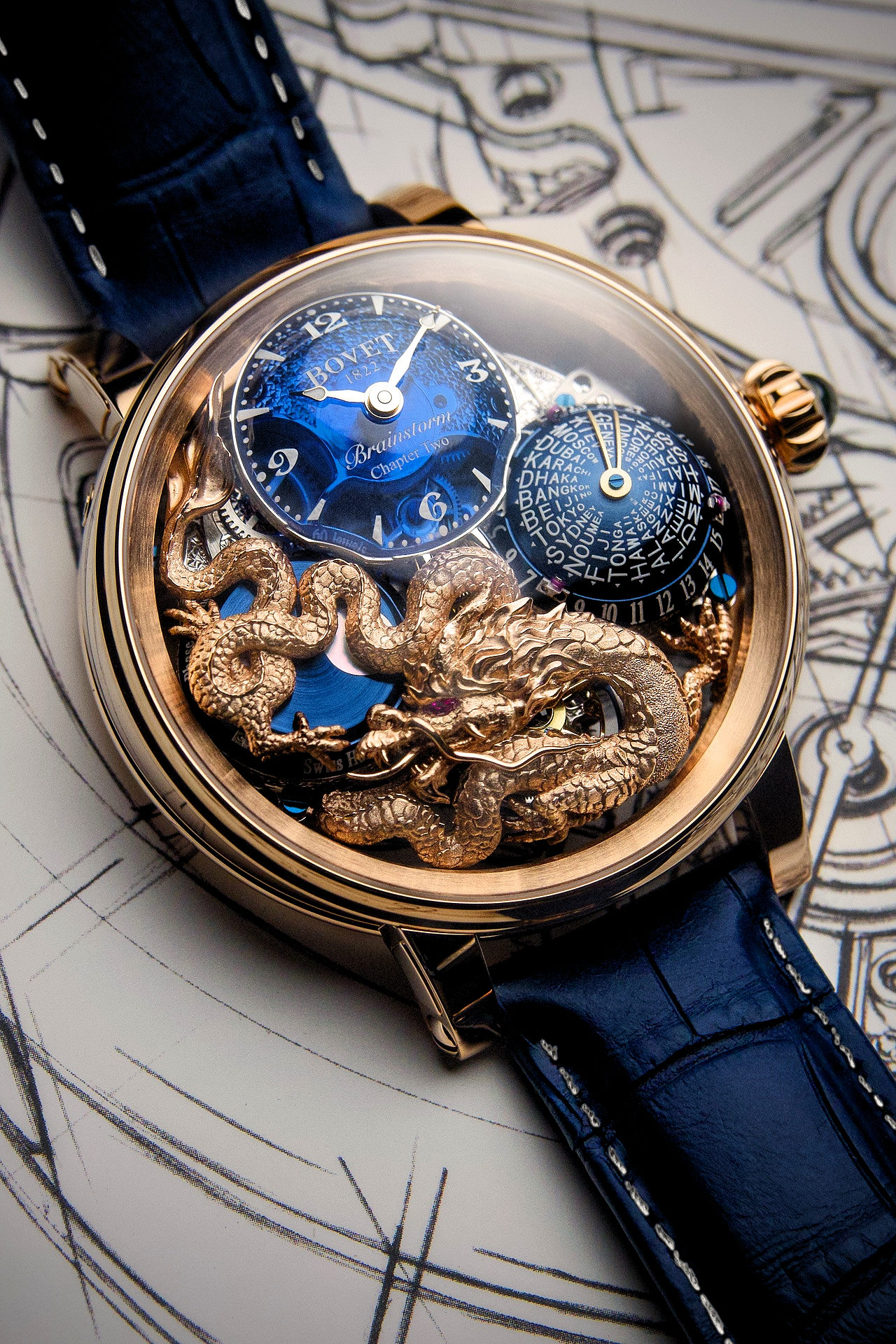 Golden best sale dragon watch