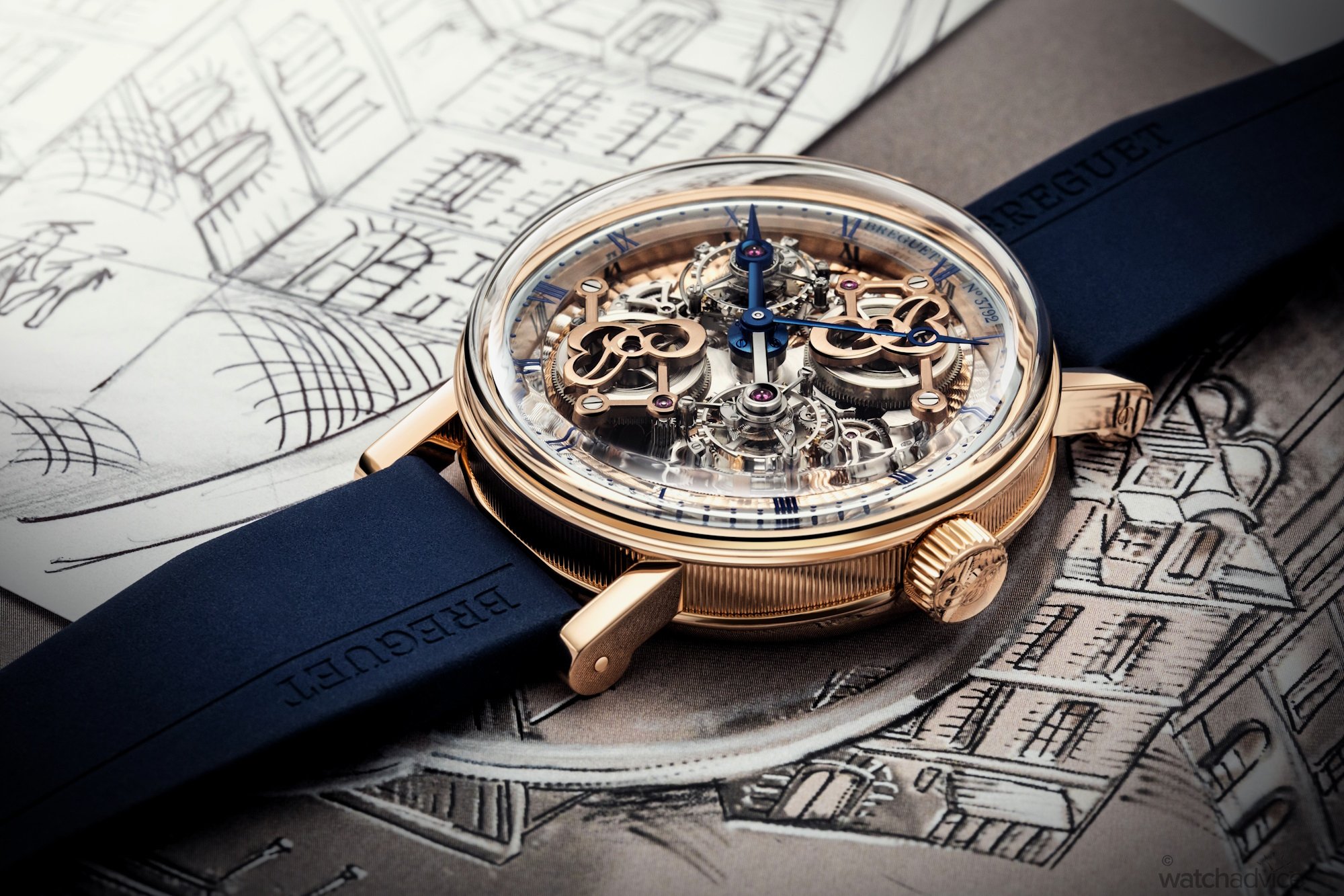 Dual tourbillon watch clearance