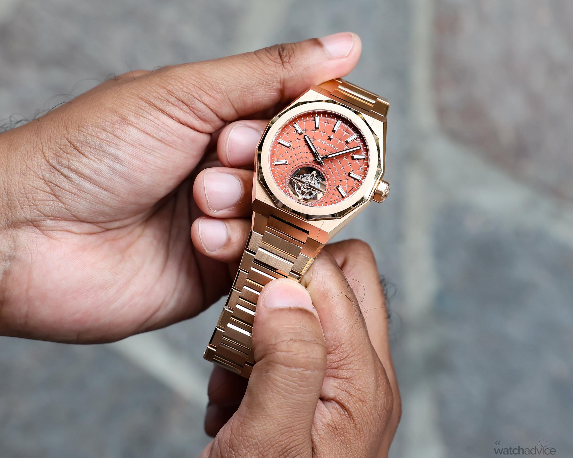 Zenith DEFY Skyline Tourbillon Rose Gold