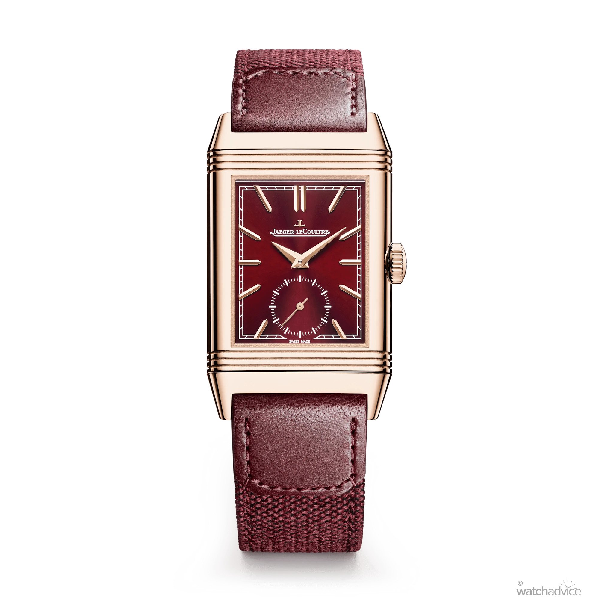 State of Origin - Red Dial Jaeger-LeCoultre Reverso Monoface Small Seconds