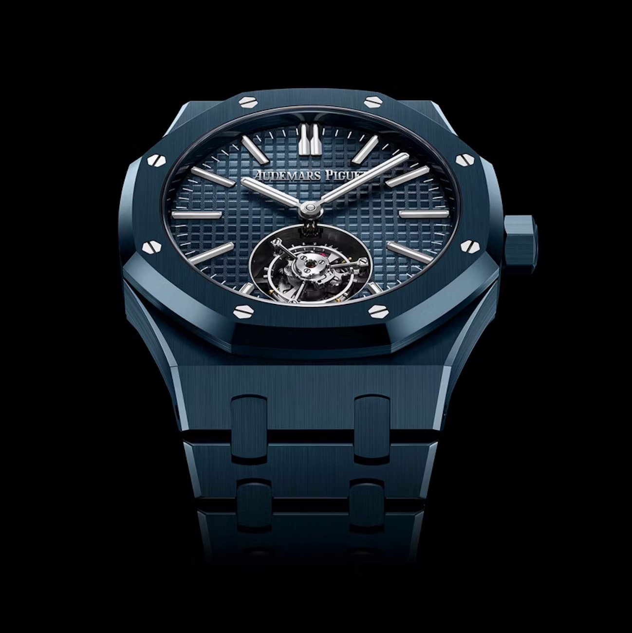 Audemars Piguet Royal Oak Selfwinding Flying Tourbillon “Bleu Nuit, Nuage 50”
