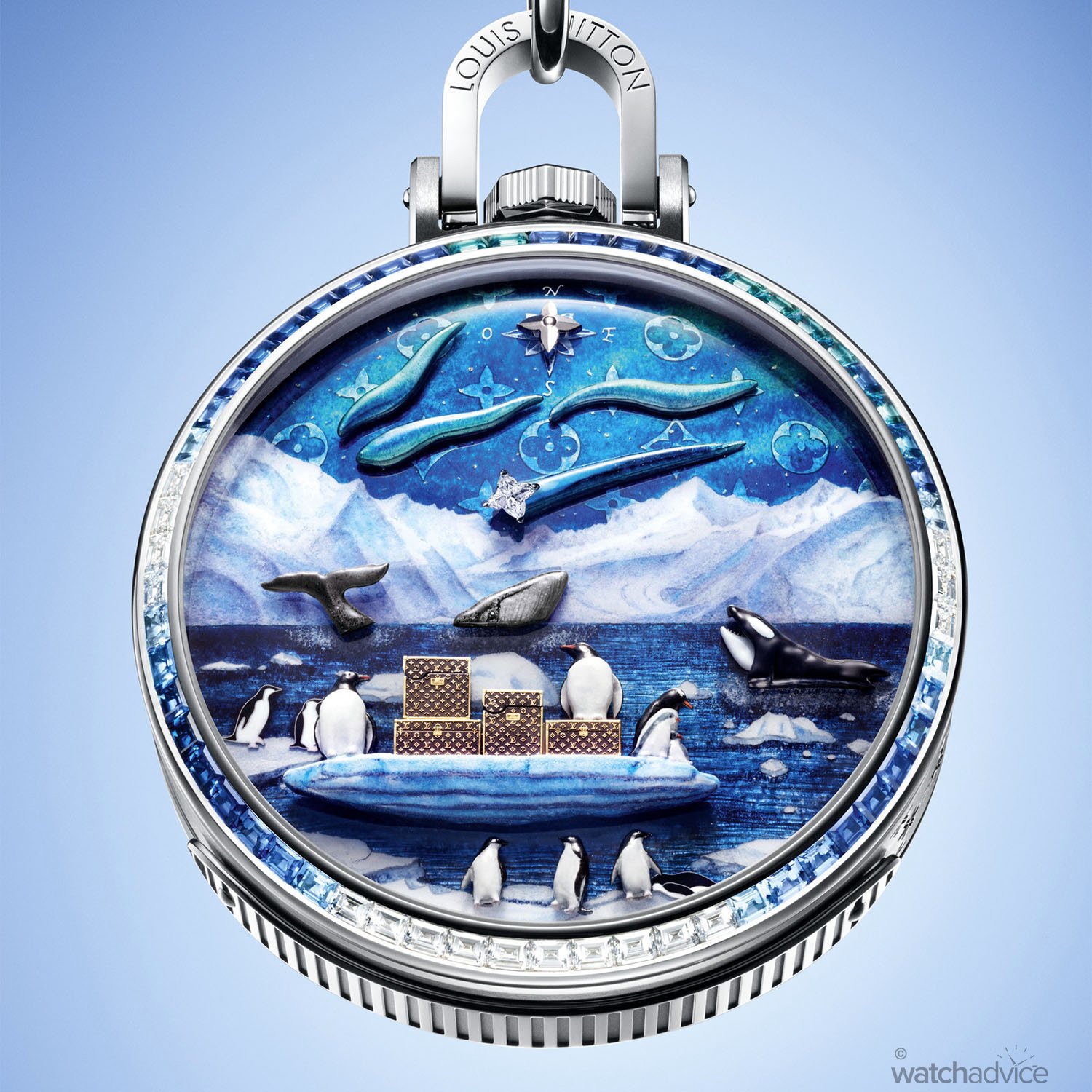 Louis Vuitton Escale en Alaska Pocket Watch